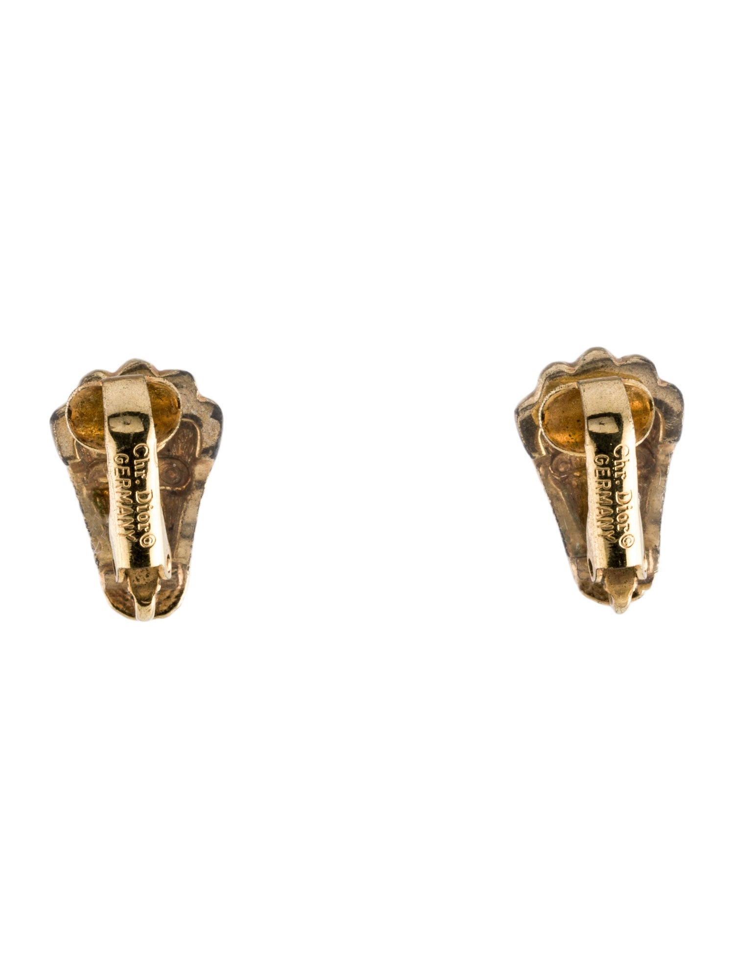Christian Dior Vintage Clip-On Earrings